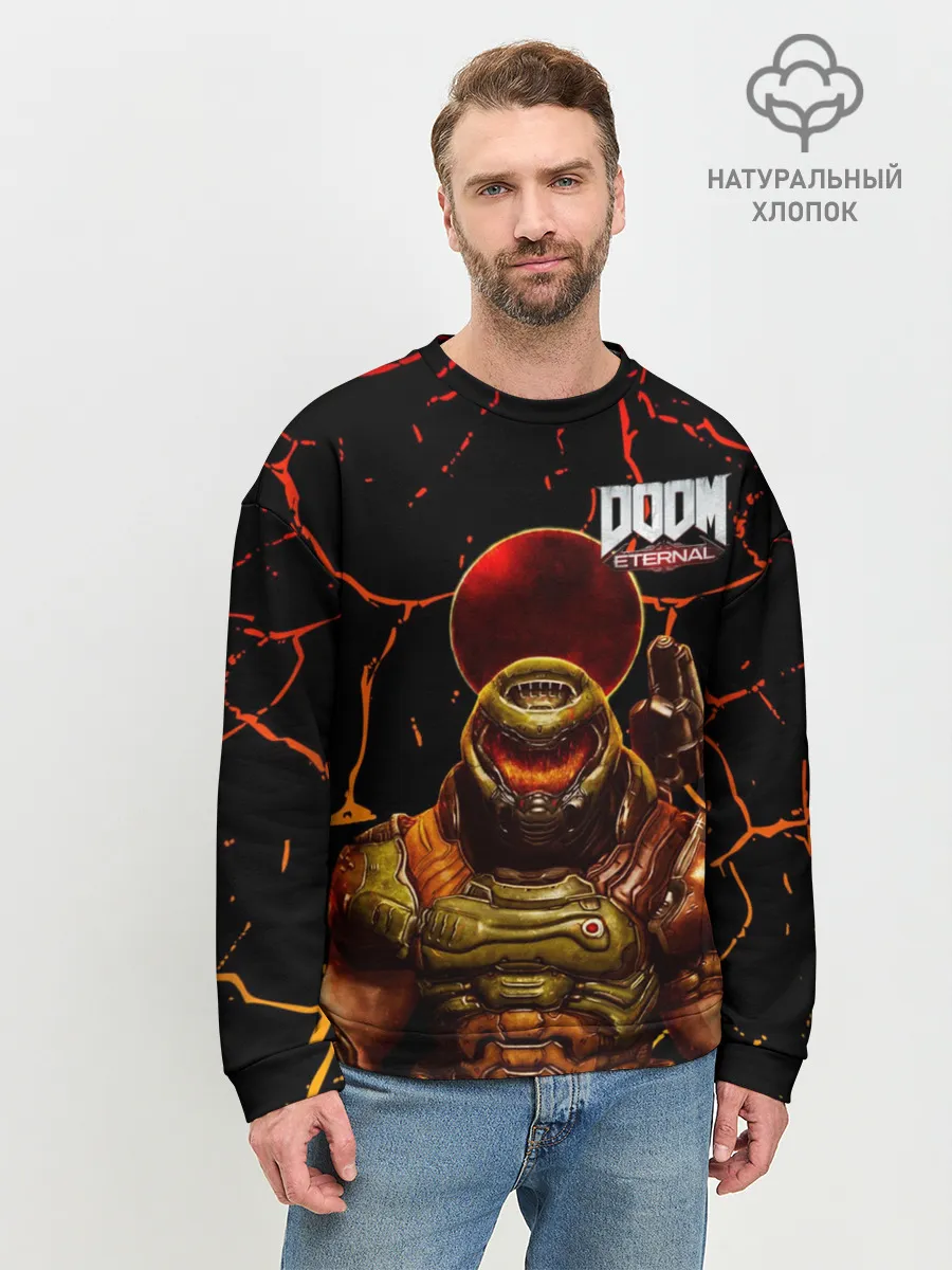 Мужской свитшот базовый / Doom | Eternal
