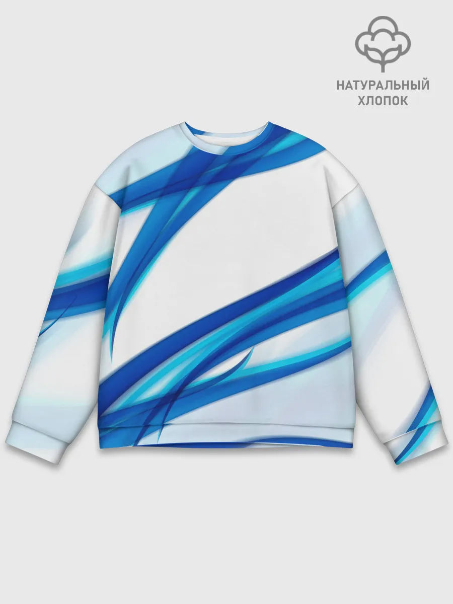Мужской свитшот базовый / STRIPES BLUE
