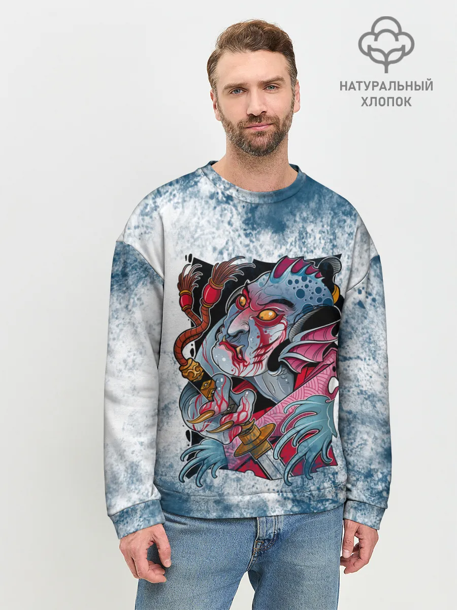 Мужской свитшот базовый / Водяной | Мифология
