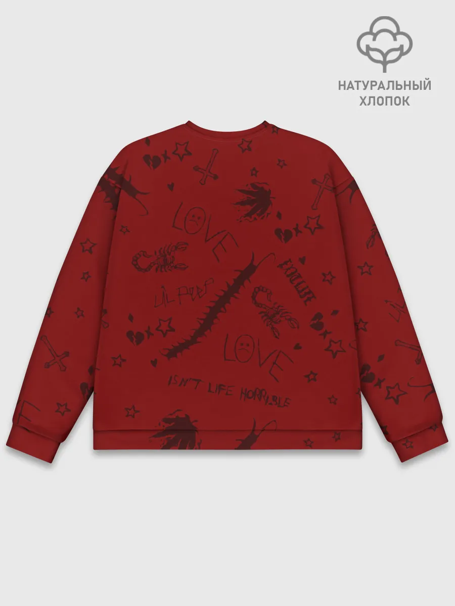 Мужской свитшот базовый / LIL PEEP / ЛИЛ ПИП