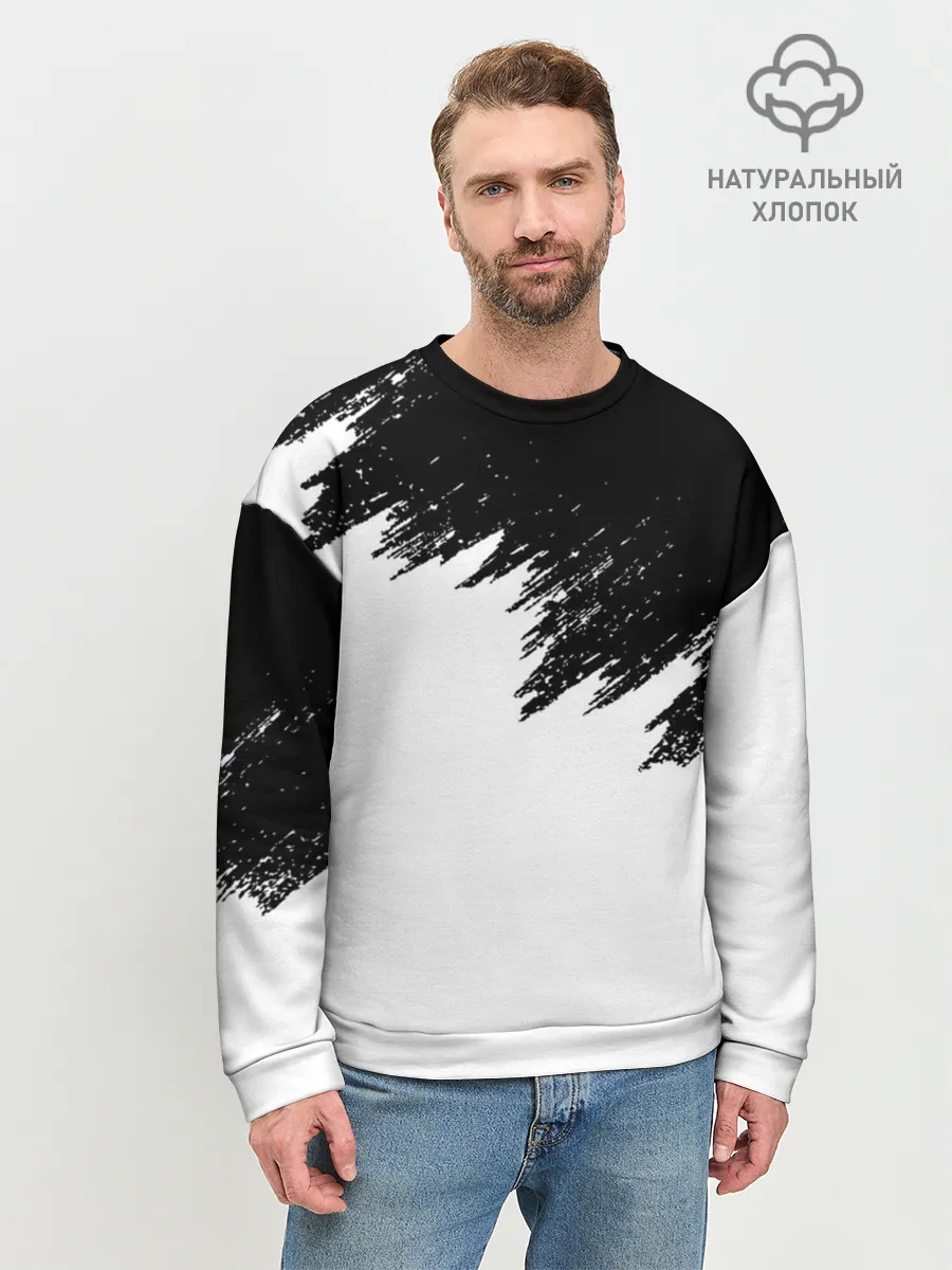 Мужской свитшот базовый / КРАСКА И НИЧЕГО ЛИШНЕГО!