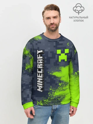 Мужской свитшот базовый / MINECRAFT / МАЙНКРАФТ