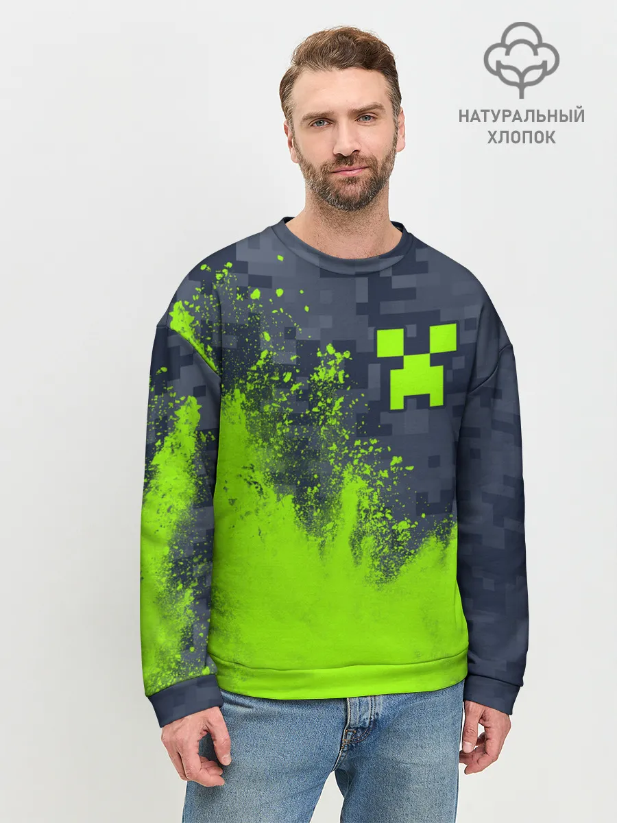 Мужской свитшот базовый / MINECRAFT / МАЙНКРАФТ