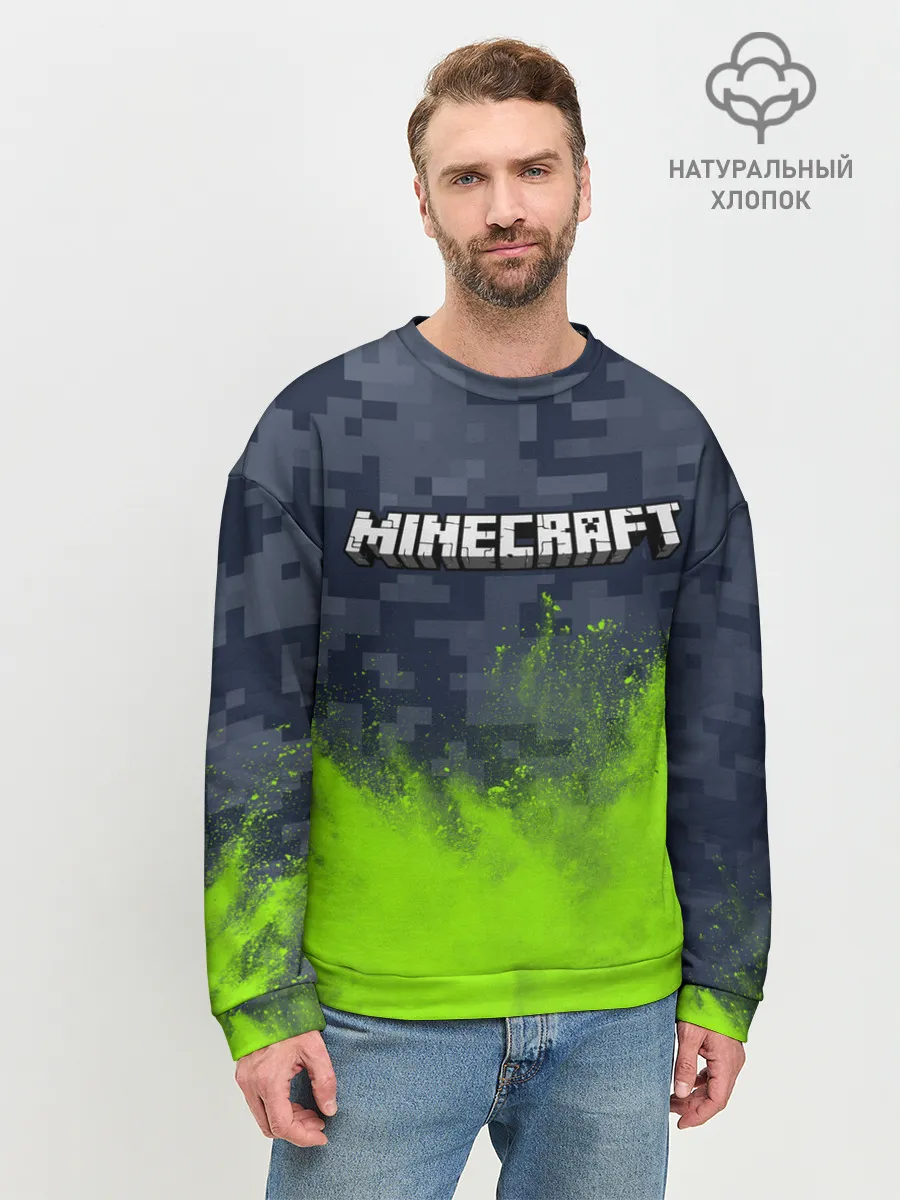 Мужской свитшот базовый / MINECRAFT / МАЙНКРАФТ