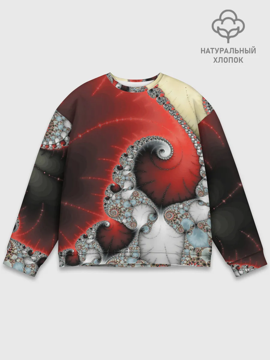 Мужской свитшот базовый / ABSTRACT&FRACTAL