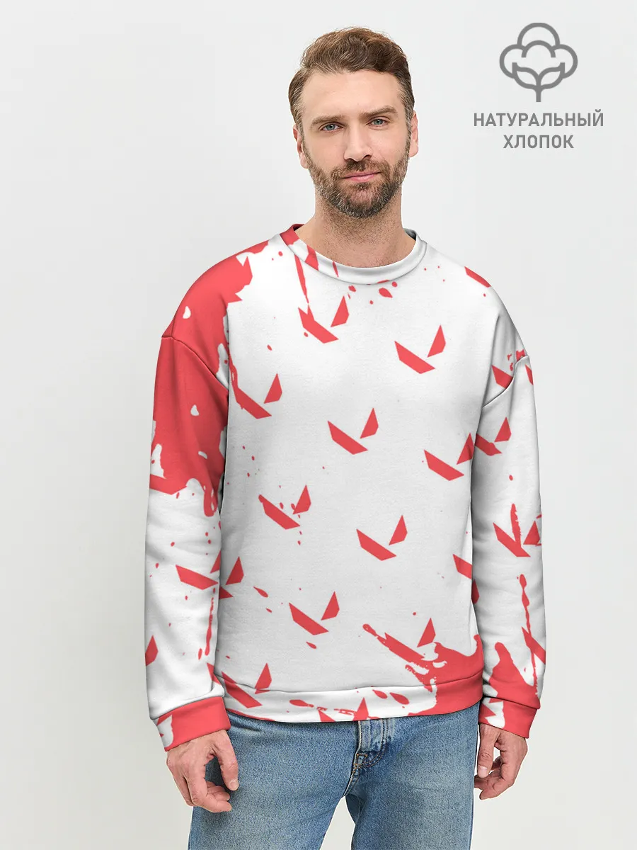 Мужской свитшот базовый / VALORANT / ВАЛОРАНТ