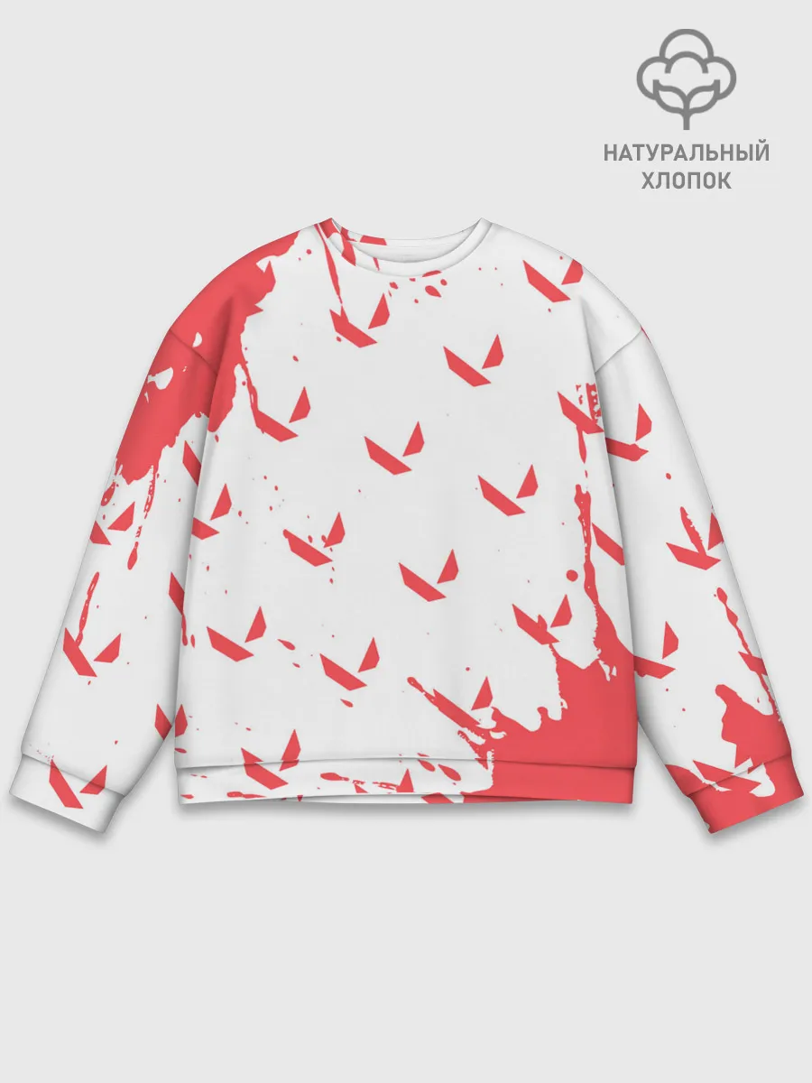 Мужской свитшот базовый / VALORANT / ВАЛОРАНТ