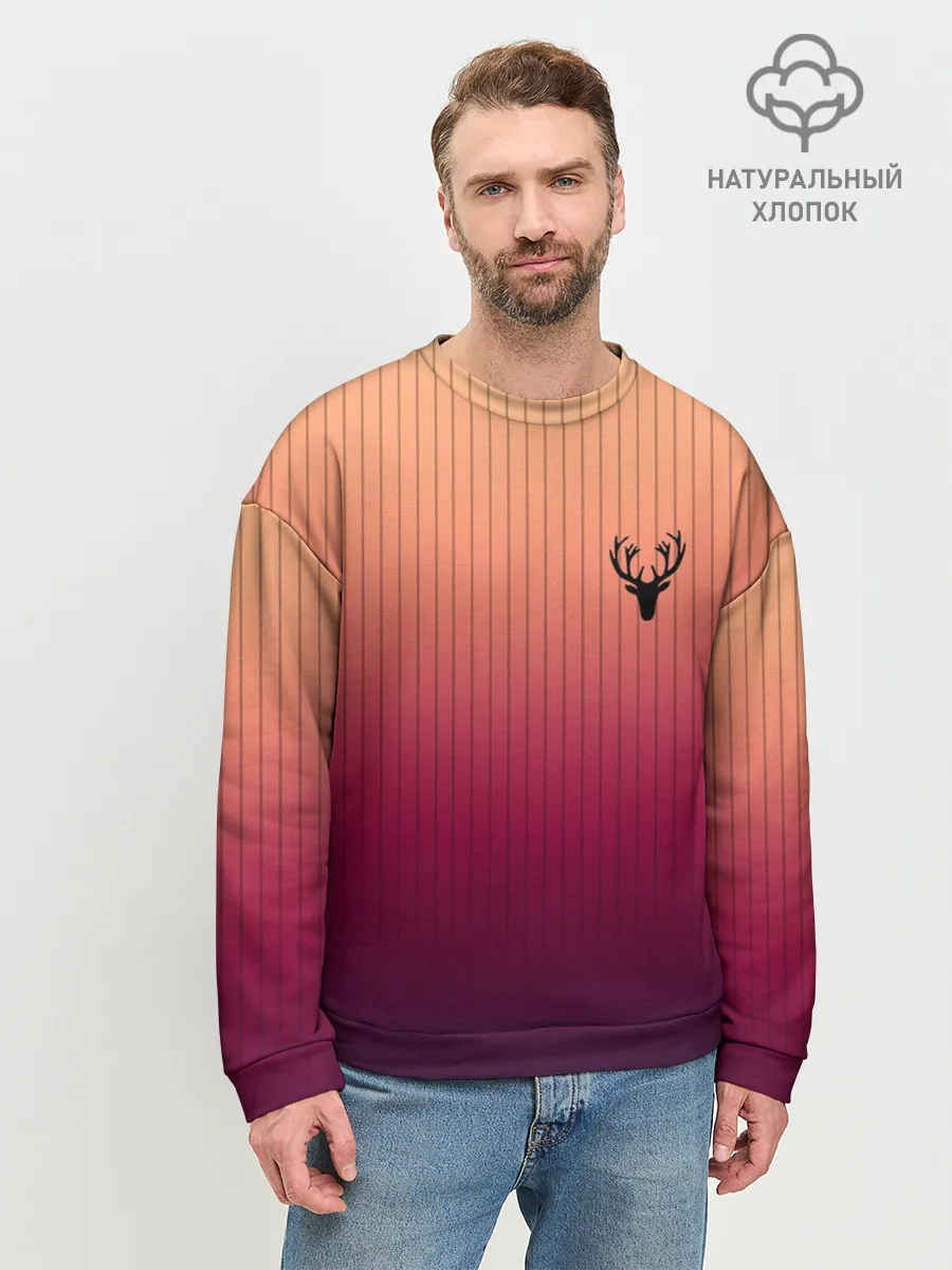 Мужской свитшот базовый / The Gradient Of Deer
