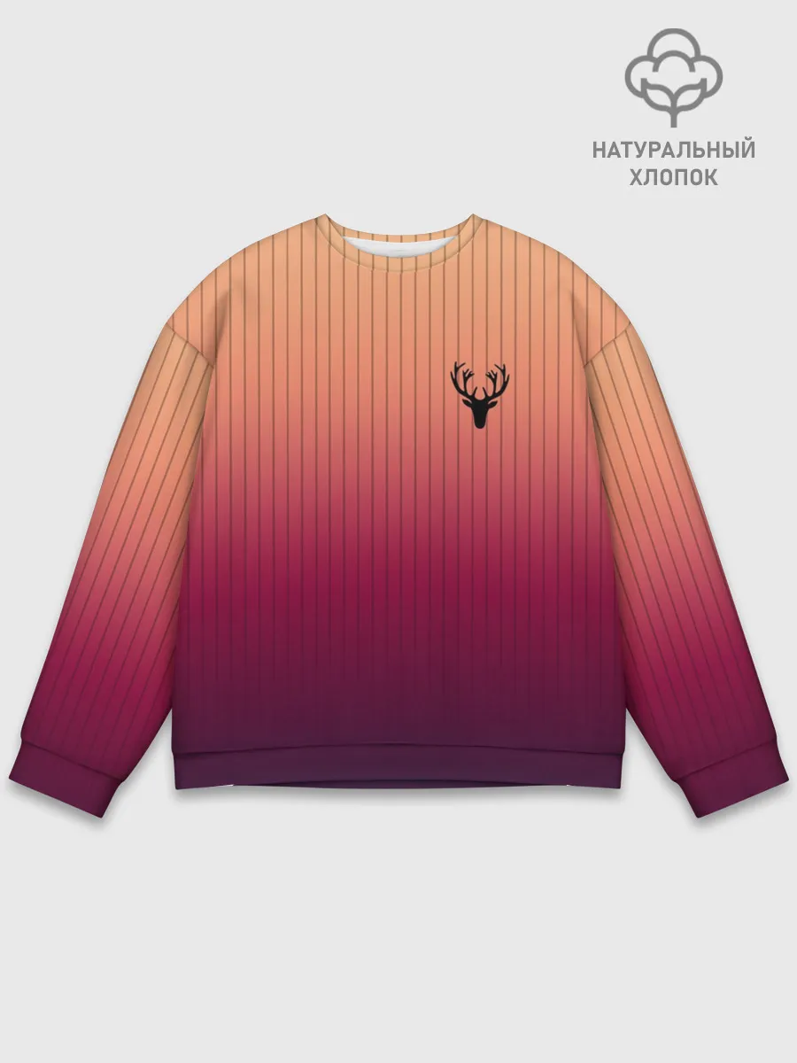 Мужской свитшот базовый / The Gradient Of Deer