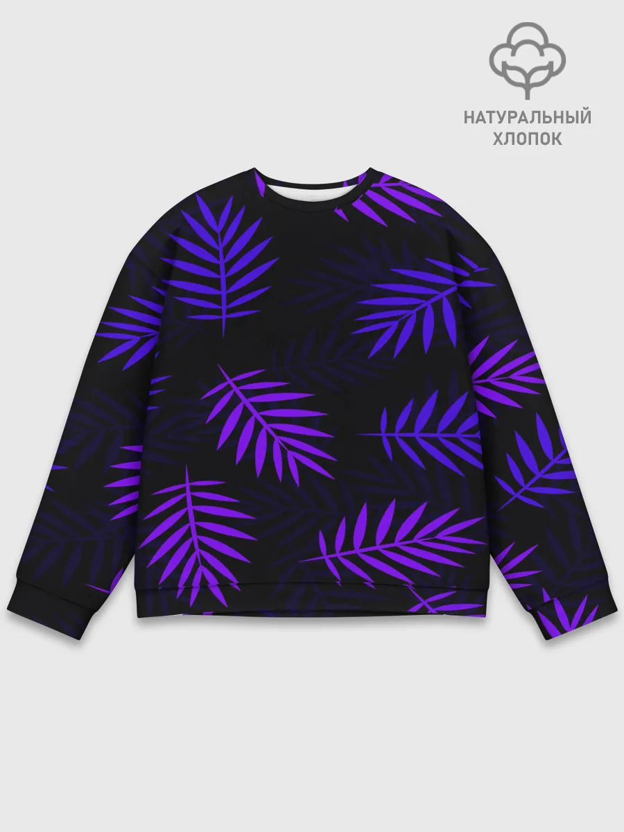 Мужской свитшот базовый / НЕОНОВЫЕ ТРОПИКИ