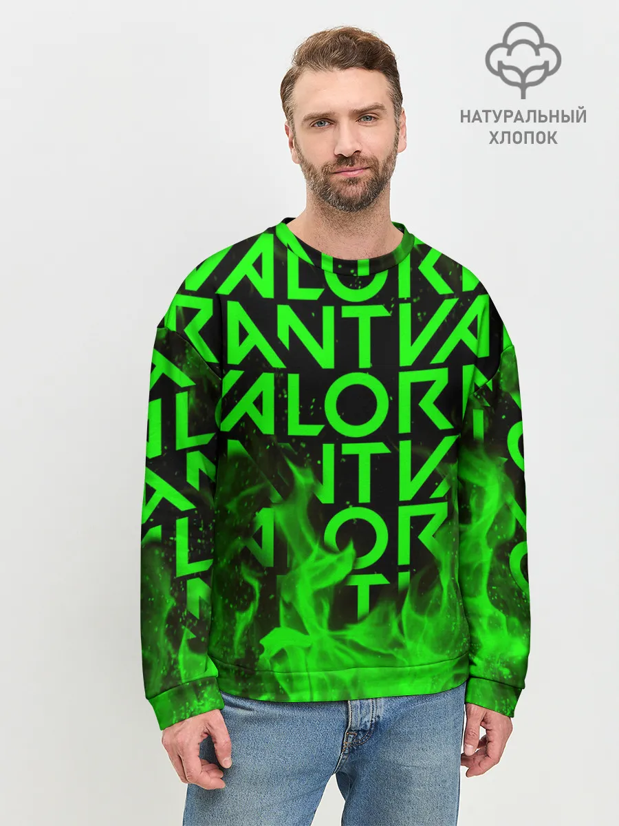 Мужской свитшот базовый / VALORANT | ВАЛОРАНТ