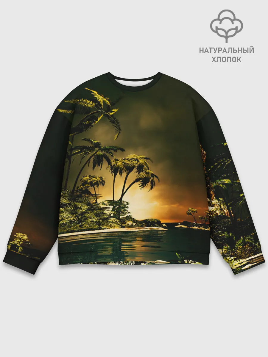 Мужской свитшот базовый / РАЙСКИЙ ОСТРОВ