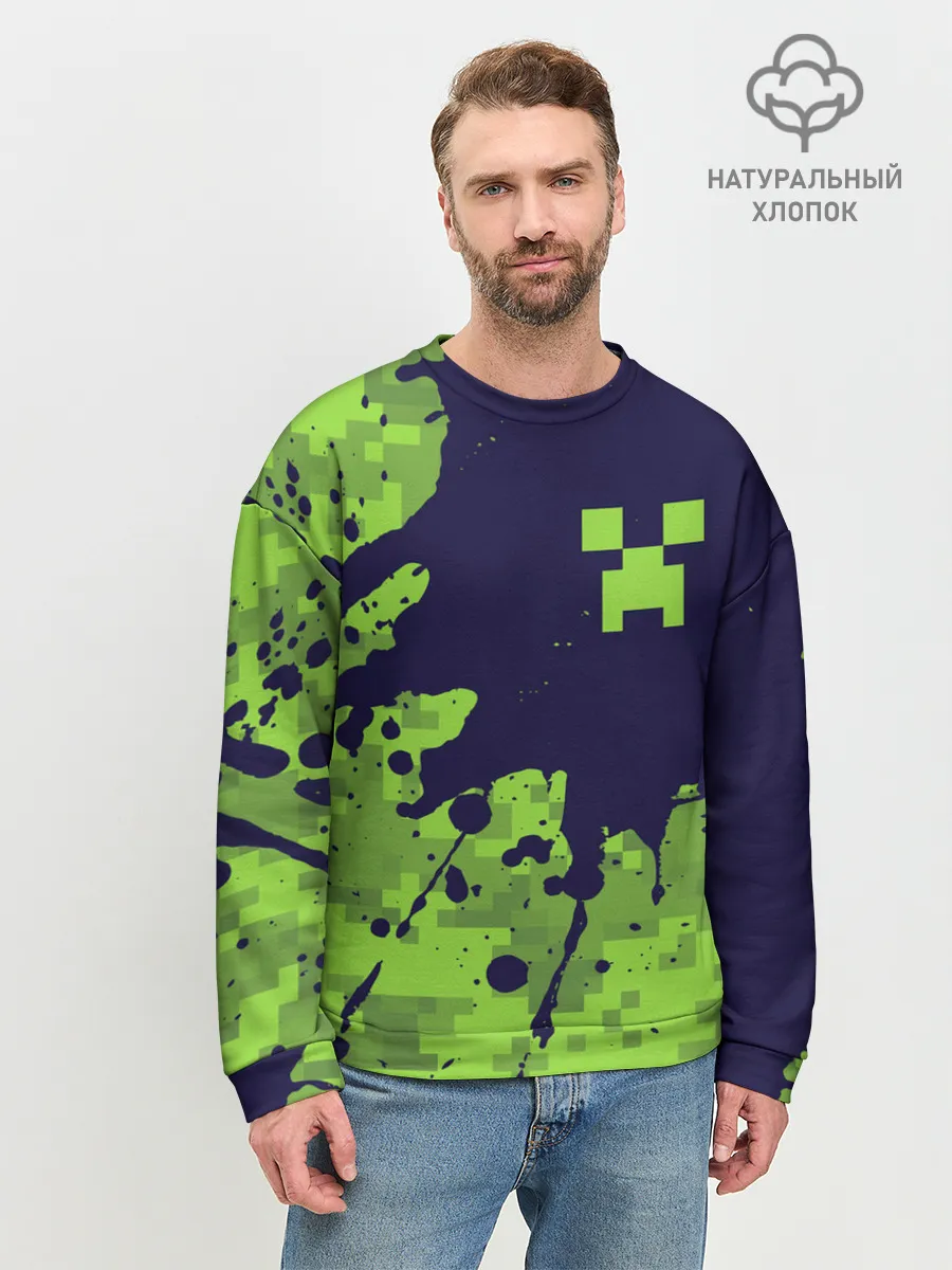Мужской свитшот базовый / MINECRAFT / МАЙНКРАФТ