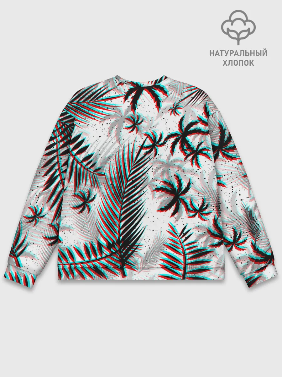 Мужской свитшот базовый / ПАЛЬМЫ | TROPICAL GLITCH