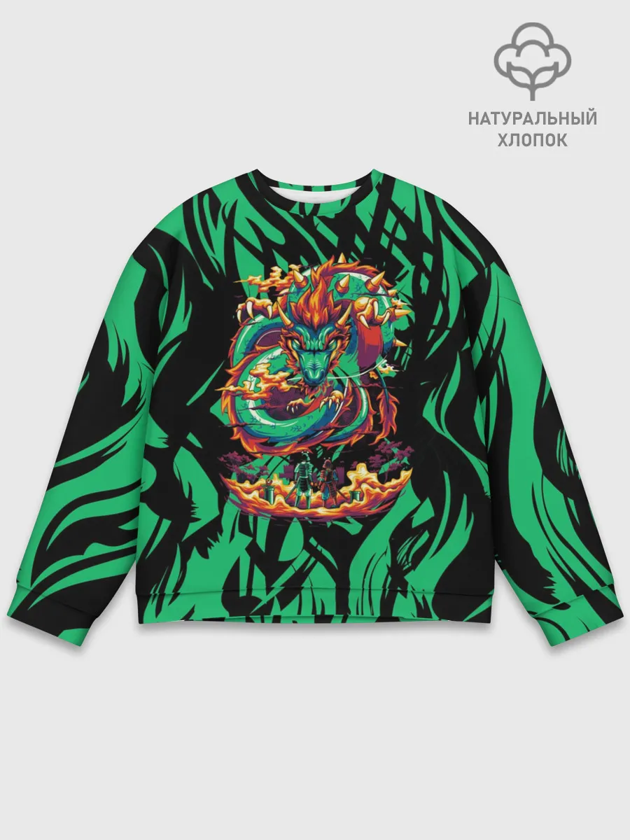 Мужской свитшот базовый / Dragon | Дракон