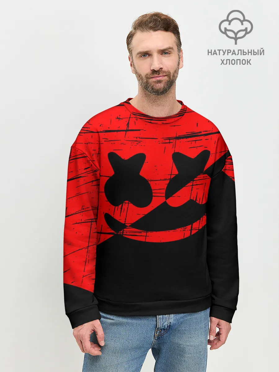 Мужской свитшот базовый / FORTNITE MARSHMELLO.