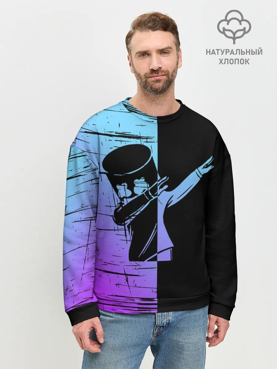 Мужской свитшот базовый / FORTNITE MARSHMELLO.