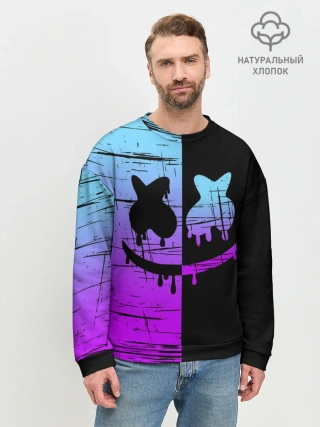 Мужской свитшот базовый / FORTNITE MARSHMELLO.