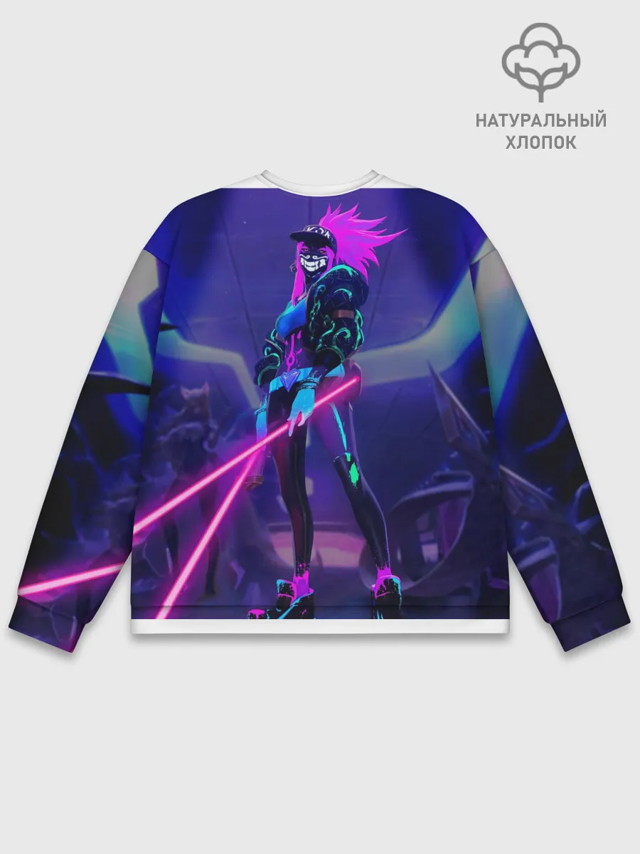 Мужской свитшот базовый / League of legends Akali KDA
