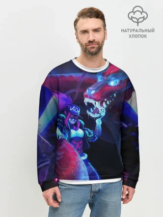 Мужской свитшот базовый / League of legends Akali KDA