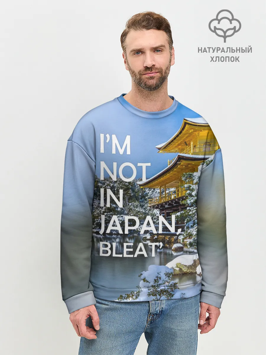 Мужской свитшот базовый / Я не в Японии 3
