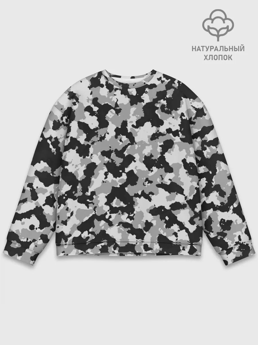 Мужской свитшот базовый / Камуфляж | ЧБС