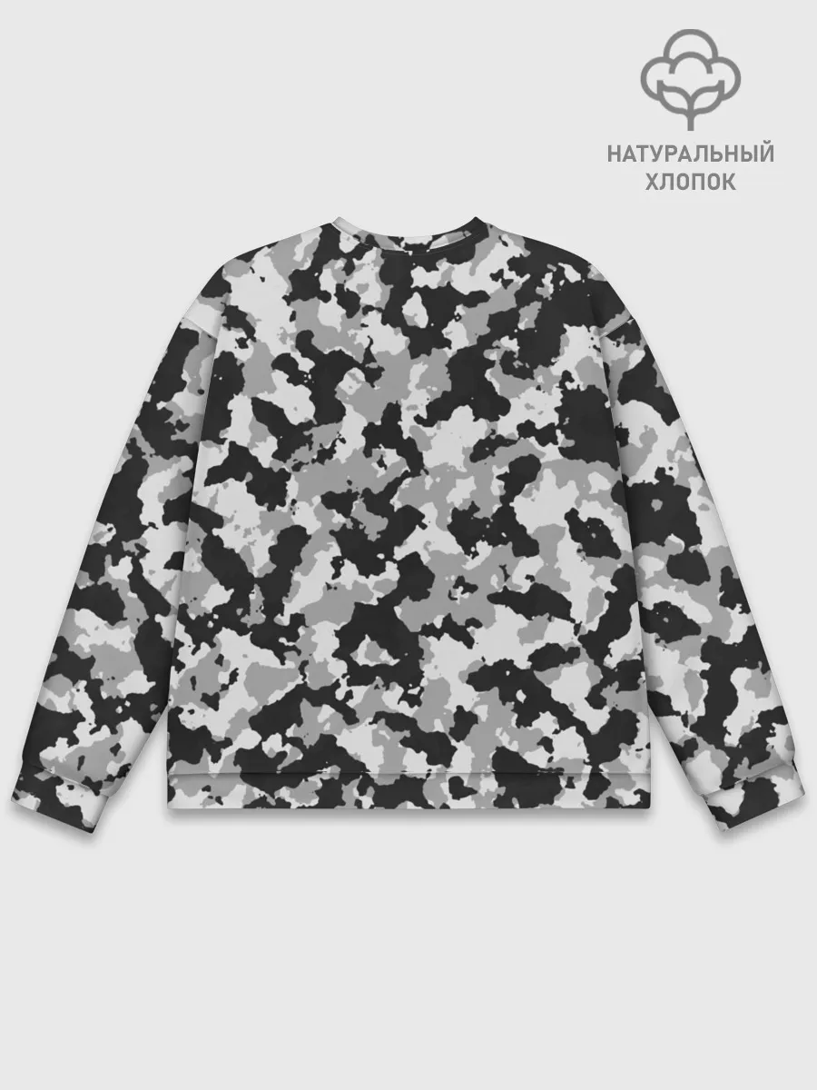 Мужской свитшот базовый / Камуфляж | ЧБС