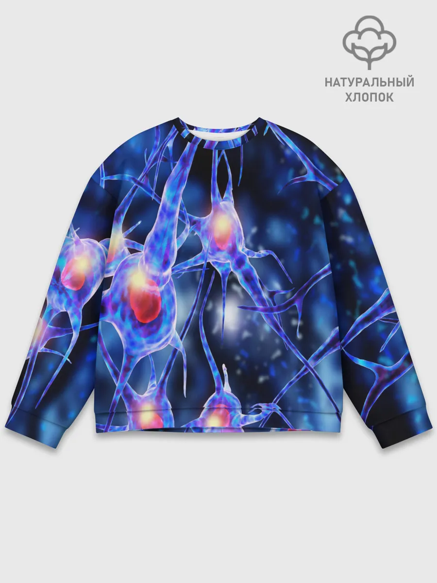 Мужской свитшот базовый / НЕРВЫ