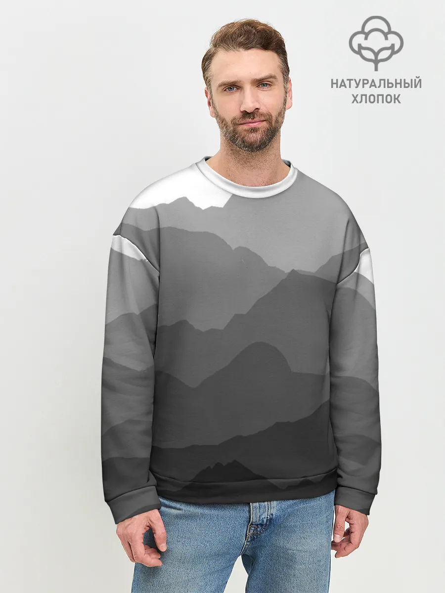 Мужской свитшот базовый / горы