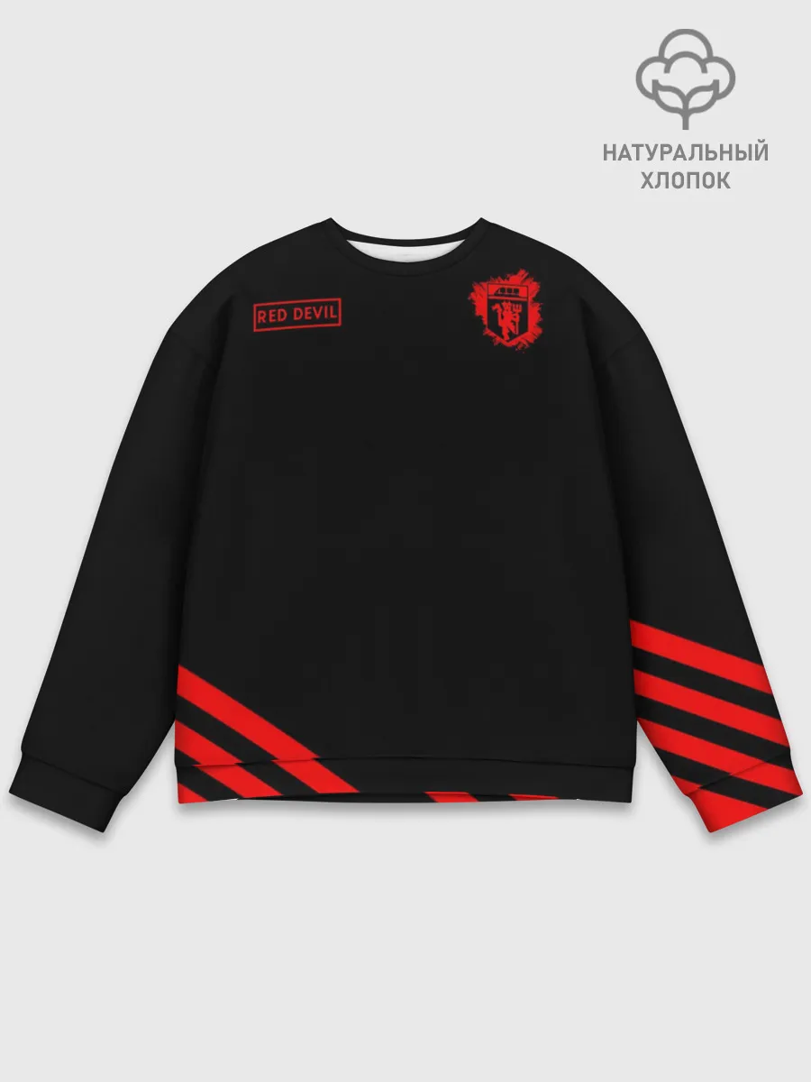 Мужской свитшот базовый / Манчестер Юнайтед Red Devil