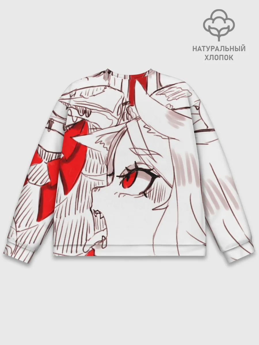 Мужской свитшот базовый / Люцифер. HELLTAKER