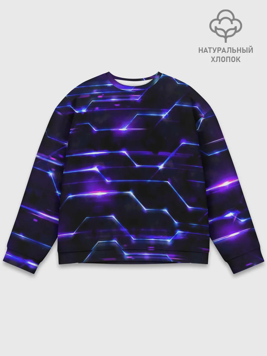 Мужской свитшот базовый / Технологии будущее нано броня