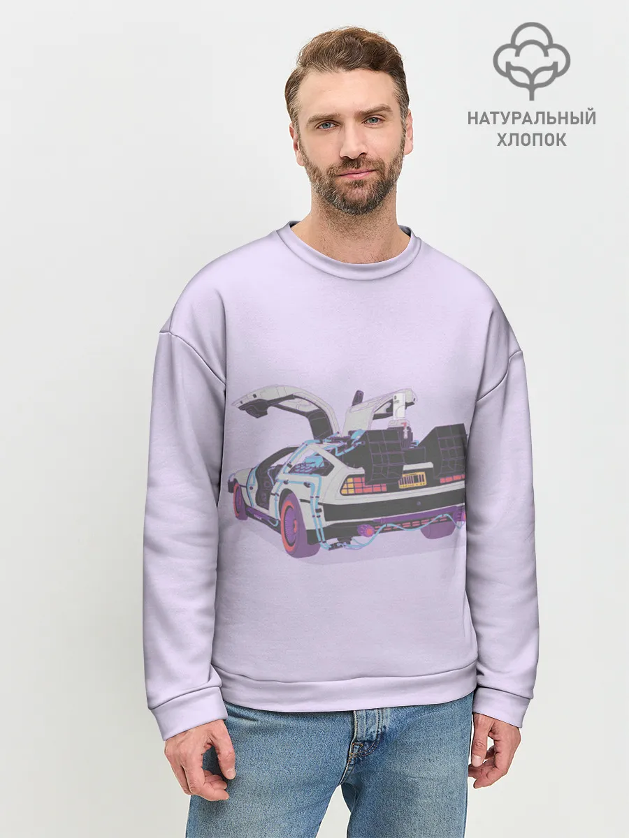 Мужской свитшот базовый / Назад в будущее