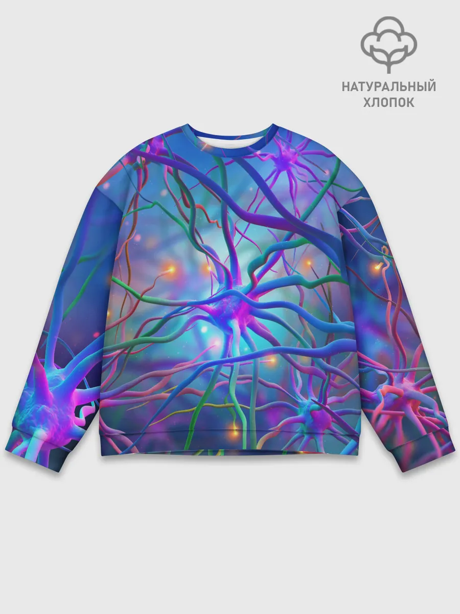 Мужской свитшот базовый / НЕРВНЫЕ ОКОНЧАНИЯ