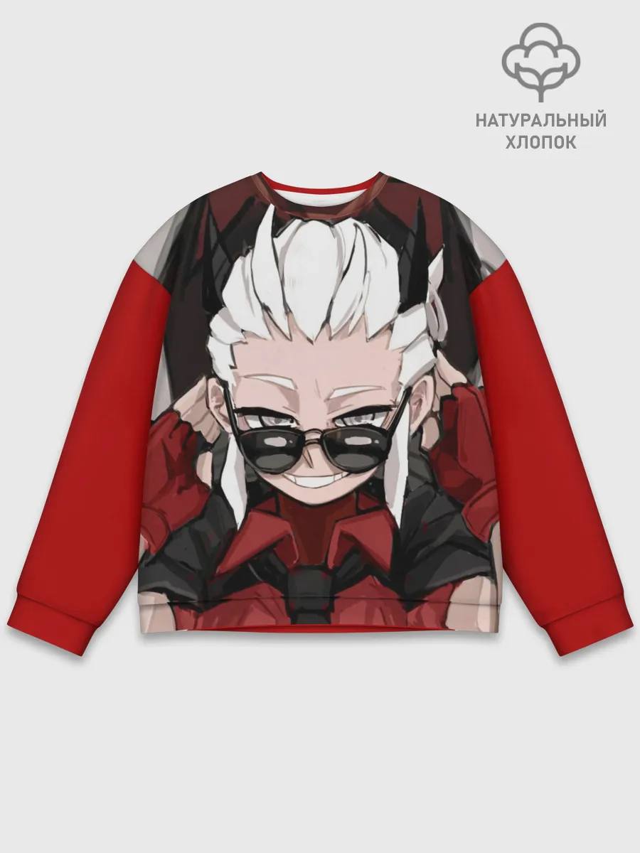 Мужской свитшот базовый / Справедливость Хеллтейкер