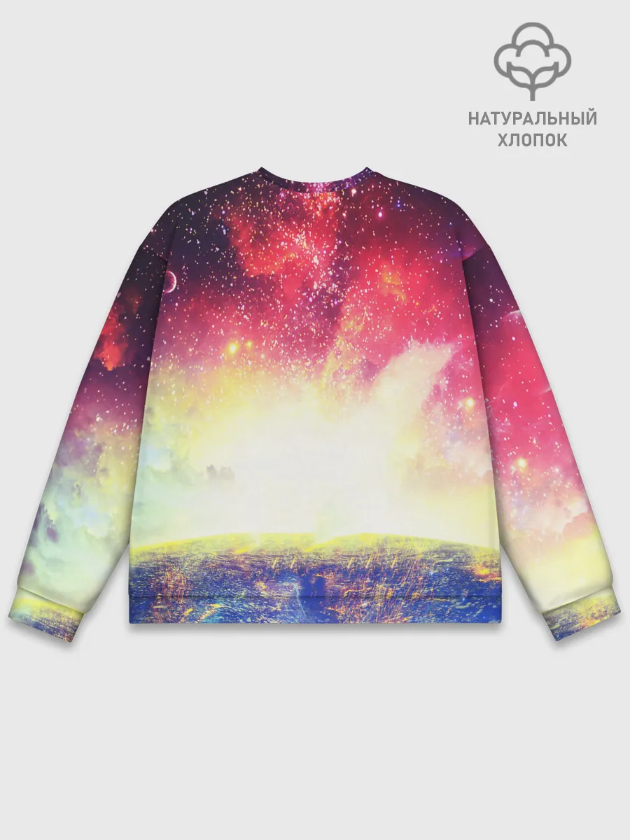 Мужской свитшот базовый / КОСМИЧЕСКИЙ АРТ