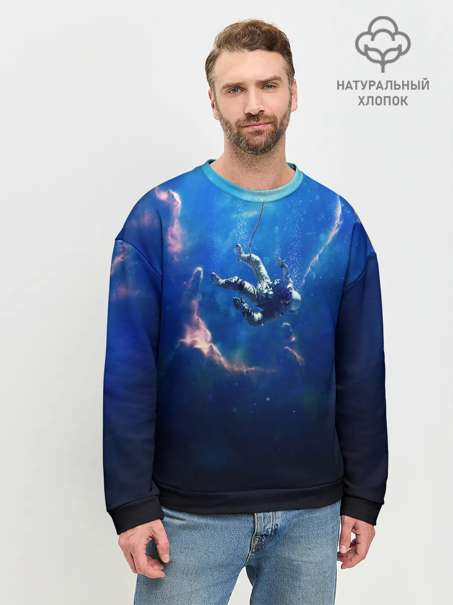 Мужской свитшот базовый / ПАДЕНИЕ В БЕЗДНУ