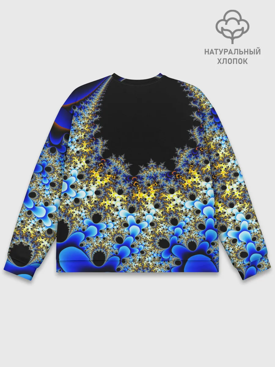 Мужской свитшот базовый / Фрактальная материя l Fractal