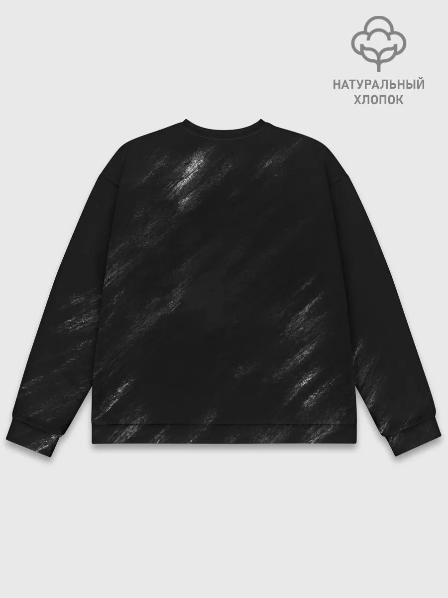 Мужской свитшот базовый / Малина очерк Helltaker