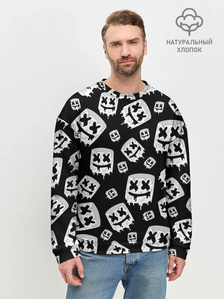 Мужской свитшот базовый / MARSHMELLO