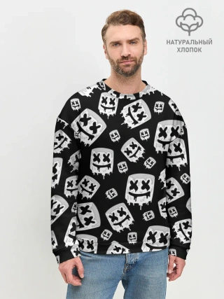 Мужской свитшот базовый / MARSHMELLO