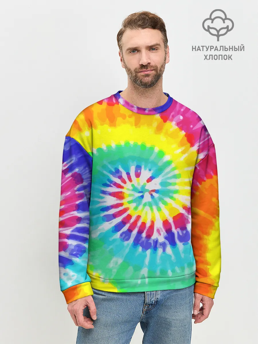 Мужской свитшот базовый / TIE-DYE СТЕНА
