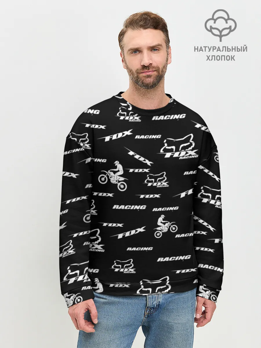 Мужской свитшот базовый / ФОРМА ДЛЯ МОТОКРОССА FOX | MOTOCROSS FOX