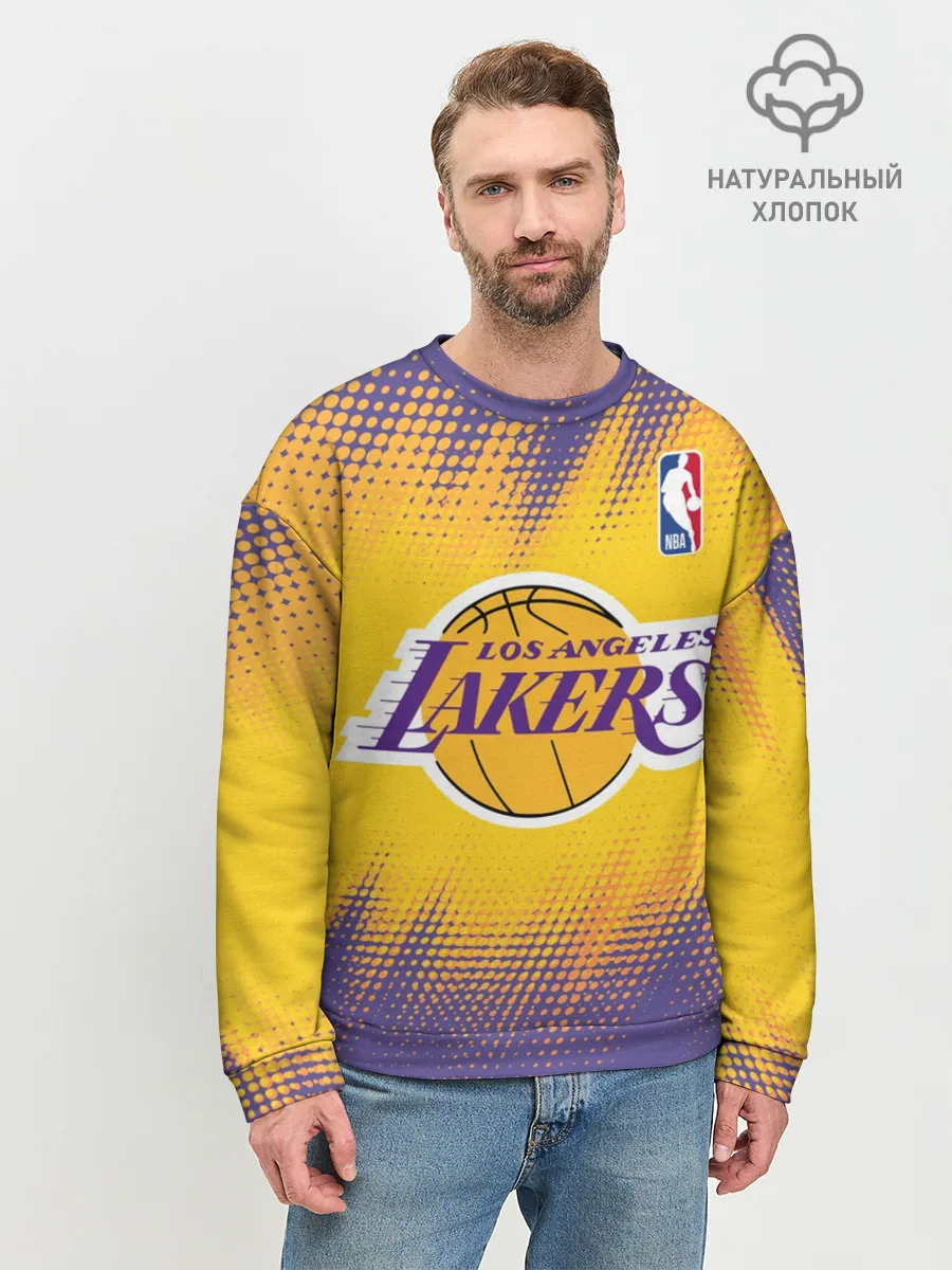 Мужской свитшот базовый / Los Angeles Lakers
