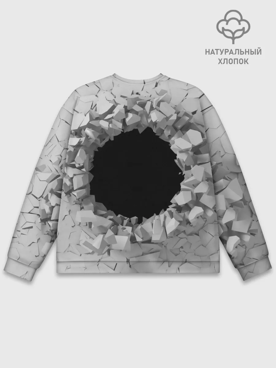 Мужской свитшот базовый / Сквозная дыра