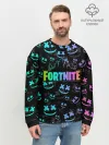 Мужской свитшот базовый / FORTNITE | MARSHMELLO