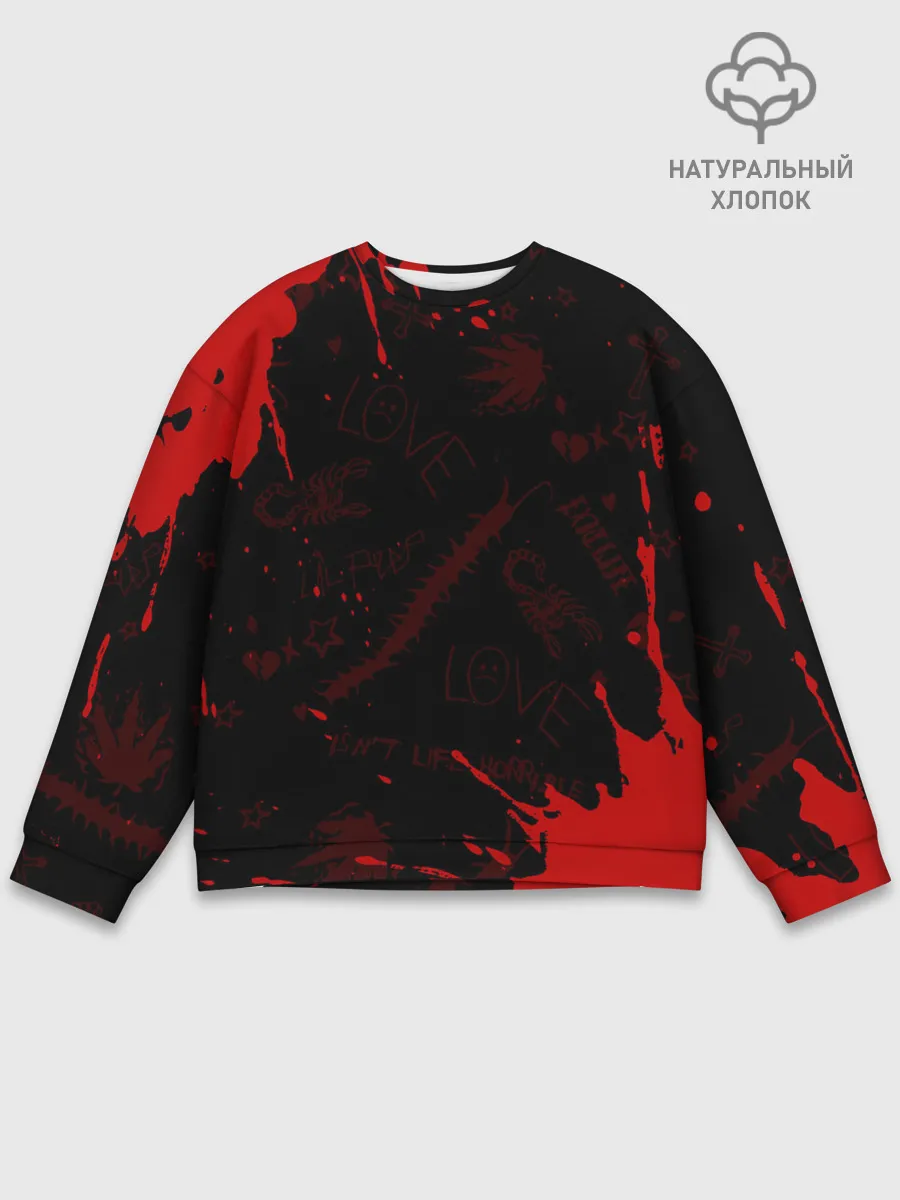 Мужской свитшот базовый / LIL PEEP / ЛИЛ ПИП