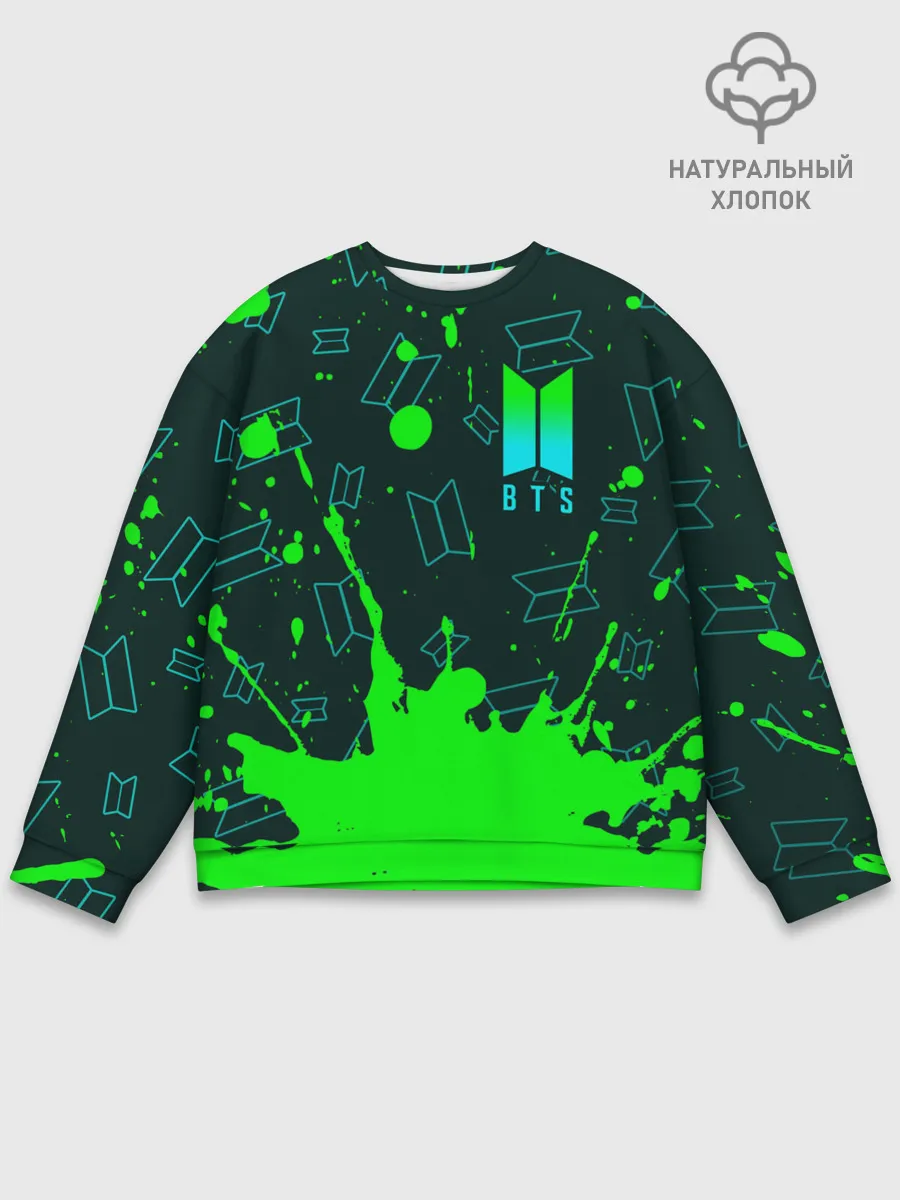 Мужской свитшот базовый / BTS / БТС