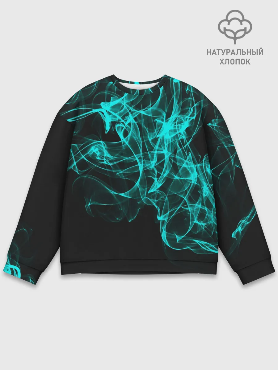 Мужской свитшот базовый / НЕОНОВЫЙ ДЫМ