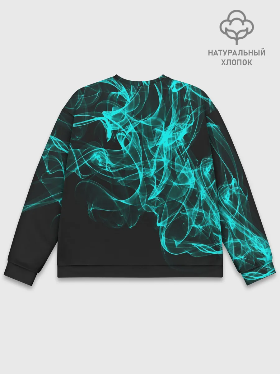 Мужской свитшот базовый / НЕОНОВЫЙ ДЫМ